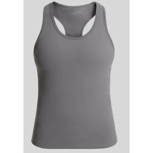 YogaWorks Womens Racerback Tank Top S Scoop Neck Brami